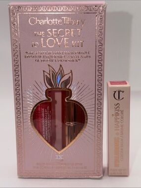 C. Tilbury Bundle/Secret to Love Kit+Hyaluronic+Happikiss Colour Lip Balm NIB’s!